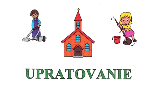 Upratovanie kostola - 3. štvrťrok 2026